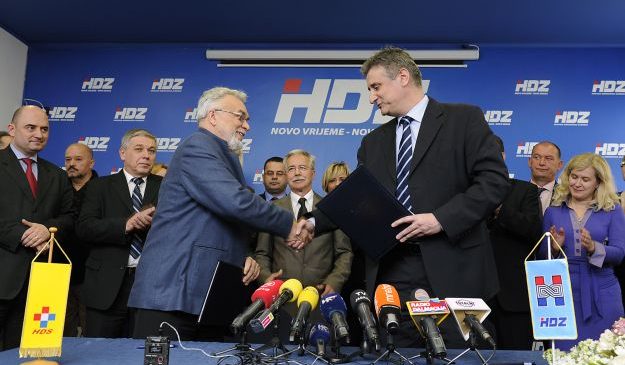 Karamarko i Dodig potpisali sporazum o koaliciji HDZ-a i HDS-a