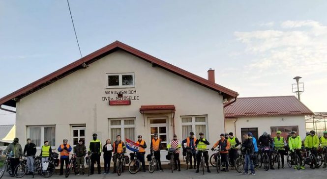 Akcija “Biciklom za Vukovar” doček i ispraćaj u Novoselcu