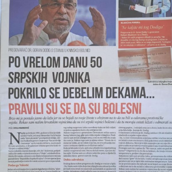 Predsjednik HDS-a Goran Dodig – pregovarač vlade RH